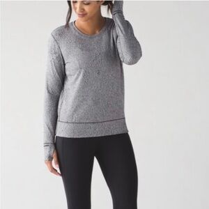Lululemon Rush Hour Long Sleeve Running Shirt -
Size 4 - Luon Spray Gray